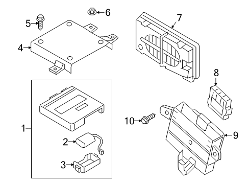2020 Audi e-tron Sportback Electrical Components Diagram 8