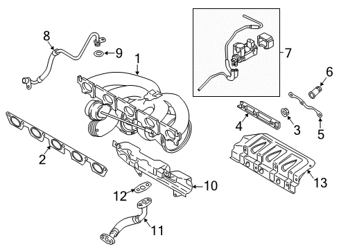 2021 Audi TT Quattro Turbocharger & Components Diagram 2