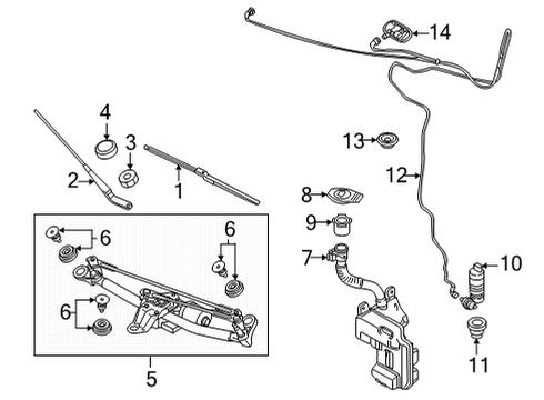 2025 Audi A3 Quattro JET Diagram for 8Y0-955-987-D