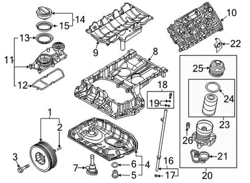 2022 Audi RS6 Avant Emission System Diagram