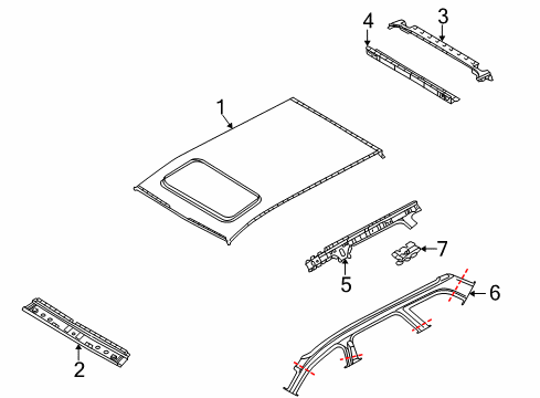 2001 Audi Allroad Quattro Roof & Components
