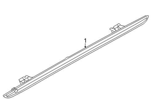 2024 Audi A3 Quattro High Mount Lamps