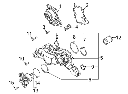 2023 Audi S8 Sender Diagram for 05E-906-060-A