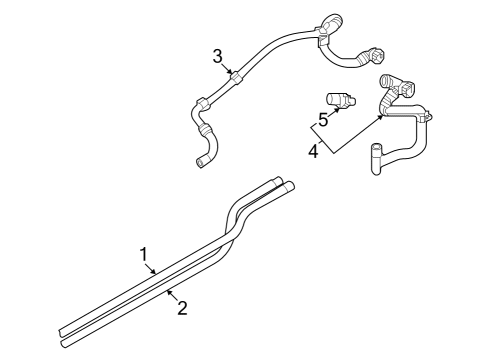 2025 Audi Q4 e-tron Hoses, Lines & Pipes Diagram 8
