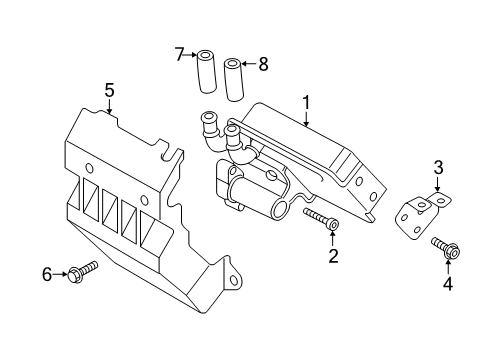 2022 Audi A6 Quattro Hose Diagram for 4K0-121-449-AA