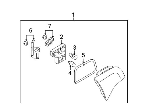 2011 Audi A6 Quattro Bulbs Diagram 7