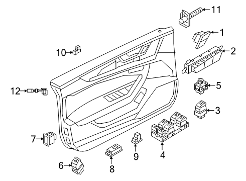2020 Audi e-tron Sportback Led Unit Diagram for 4KE-947-355-A