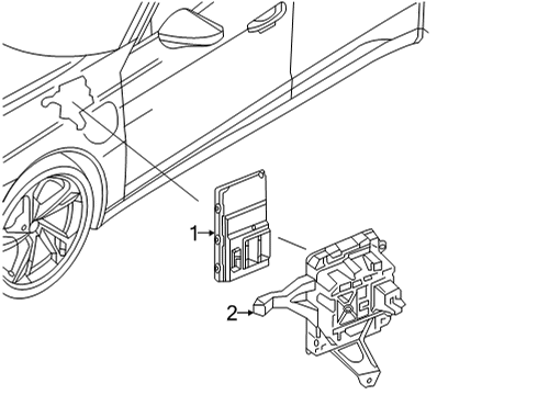 2023 Audi e-tron GT Electrical Components Diagram 10