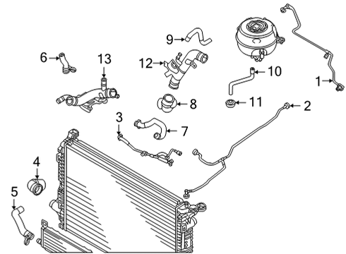 2021 Audi RS6 Avant Hoses, Lines & Pipes Diagram 3