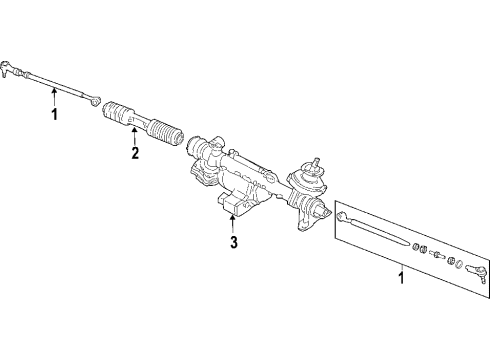 2007 Audi A3 Quattro Steering Gear & Linkage - Steering Diagram 2