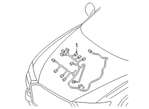 2025 Audi A6 allroad Wiring Harness