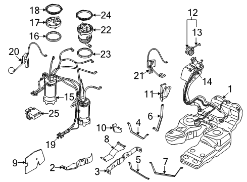 2010 Audi Q7 Filters Diagram 7