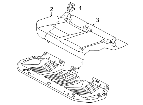 2025 Audi Q6 e-tron Rear Seat Diagram 2
