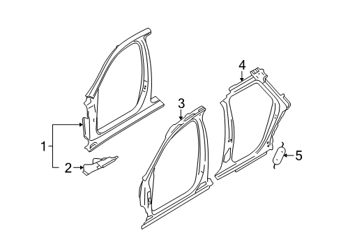 2011 Audi A6 Quattro Aperture Panel Diagram 2