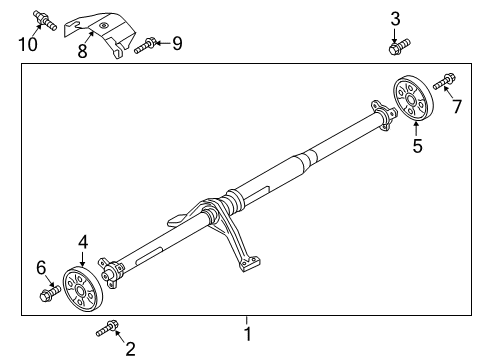 2022 Audi TTS Quattro Drive Shaft - Rear Diagram