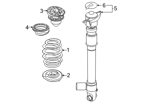 2025 Audi RS5 Sportback SHOCK ABS Diagram for 8W0-513-021-BB