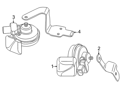 2023 Audi S6 Horn
