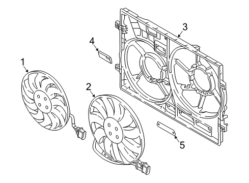 2018 Audi TT RS Quattro Cooling Fan Diagram