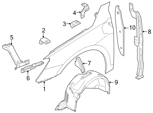 2025 Audi RS3 Fender & Components