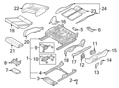 2022 Audi e-tron S Outer Cover Diagram for 4KE-881-326-4PK