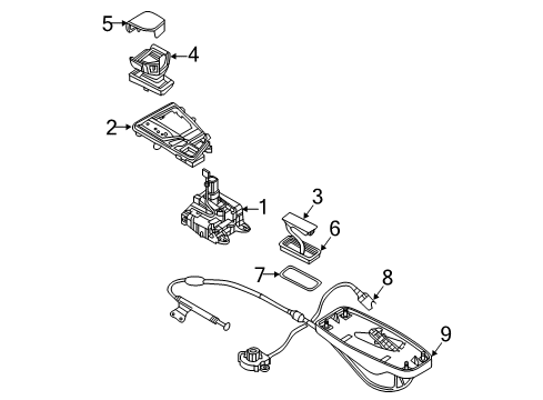 2024 Audi Q5 Shifter Housing