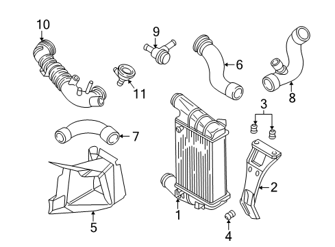 2002 Audi A4 Intercooler Diagram