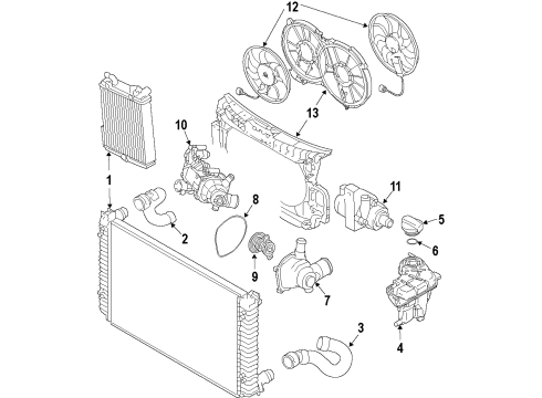 2012 Audi S5 Cooling System Diagram 2