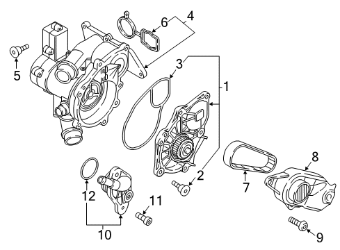 2016 Audi A6 Water Pump Diagram 3