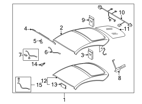 2011 Audi TT Quattro Top Cover & Components