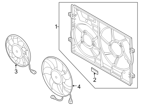 2025 Audi RS3 Cooling Fan