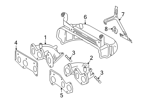 2009 Audi A3 Quattro Exhaust Manifold Diagram