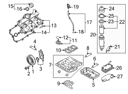 2014 Audi A6 Quattro Filters Diagram 4