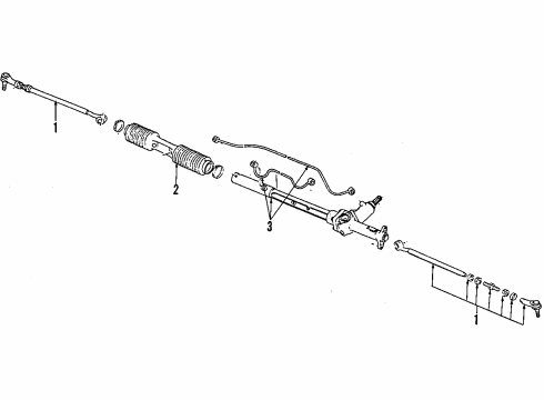 1984 Audi Coupe P/S Pump & Hoses Diagram
