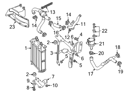 2013 Audi RS5 Auxiliary Pump Diagram for 6R0-965-561-A