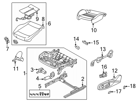 2018 Audi A4 Power Seats Diagram 7