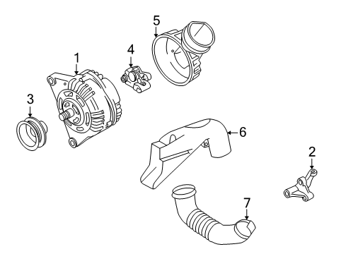 1996 Audi A4 Alternator Diagram 2
