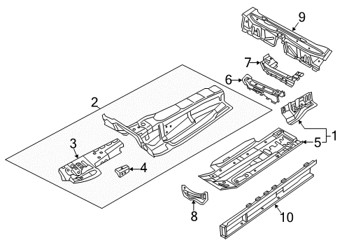 2015 Audi A7 Quattro Floor & Rails