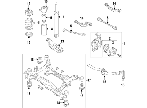 2024 Audi A4 allroad Lower Control Arm - Rear