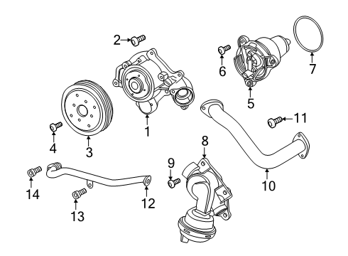 2018 Audi RS5 Water Pump Diagram 3