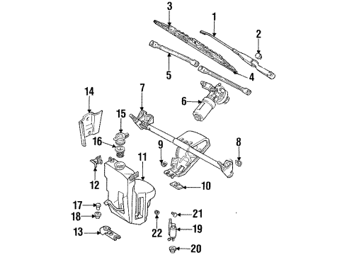 1998 Audi A6 Wipers