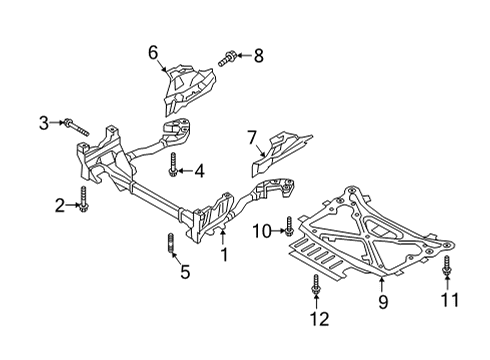 2024 Audi Q8 Suspension Mounting - Front