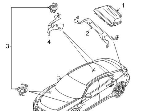 2023 Audi e-tron GT Electrical Components Diagram 12
