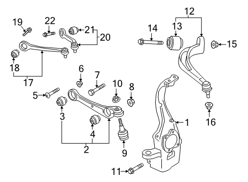 2025 Audi Q5 Front Suspension Components