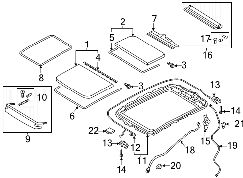 2023 Audi Q3 FRAME Diagram for 4M8-877-049-G