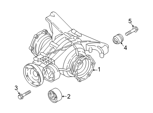 2023 Audi S4 Axle & Differential - Rear Diagram 2
