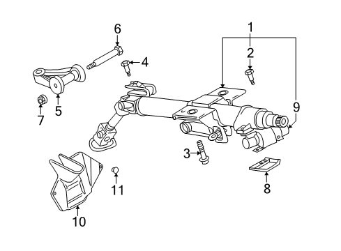 2001 Audi TT Steering Column Assembly Diagram
