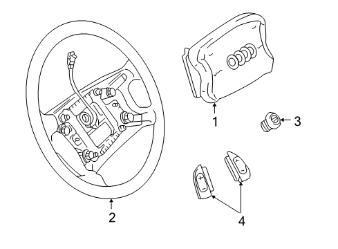 2004 Audi A6 Steering Wheel Diagram 2