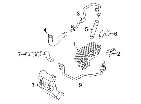 2021 Audi A7 Sportback Oil Cooler Diagram