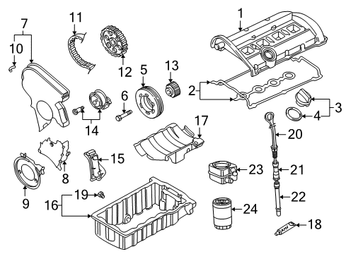 2002 Audi TT Engine Parts Diagram