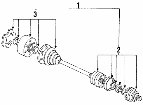 1991 Audi Coupe Quattro Rear Axle Diagram 3